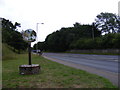 TG1807 : B1108 Watton Road & Colney Village Sign by Geographer