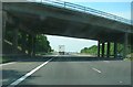 Bridge over M62 motorway near Goole