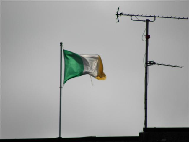 Irish tricolor, Omagh