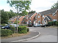 Looking from Faber Close towards houses in Douglas Gardens