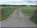 Entrance drive to High Kays Lea Farm