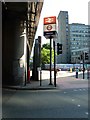 Side entrance to Waterloo Station in Addington Street