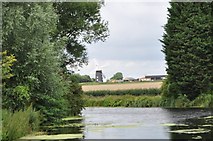 TL9369 : Pakenham Windmill from the Watermill by Ashley Dace