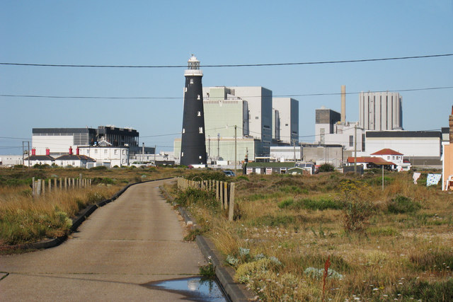 Dungeness Power Station & Old Lighthouse