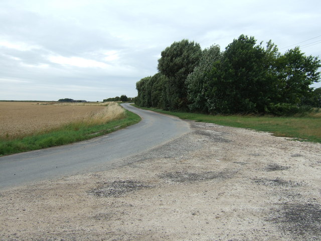 The final bend on Marsh Road