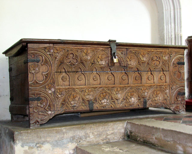 The church of St James in Wilton - the parish chest