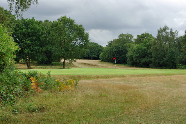 Walton Heath Golf Club - 7th green, new... © Robin Webster cc-by-sa/2.0 ...