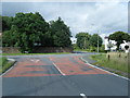 Prescot Road crosses A5080 Cronton Road into Fox