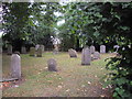 Gravestones in grounds of St Mary