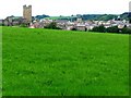 Pasture opposite Richmond town centre