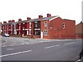 Terraced housing at Moss Nook