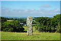 Stone cross on Laneast downs