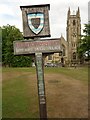 Northaw village sign, Hertfordshire