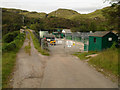 Loch Duart Fish farm and the Old Bridge