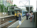 Cambridge train arriving. Tottenham Hale Station