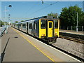 Train arriving at Hertford East