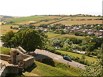 SZ4887 : Carisbrooke: view west from the castle by Chris Downer