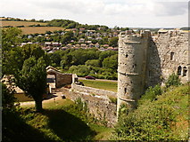 SZ4887 : Carisbrooke: castle gatehouse from within by Chris Downer