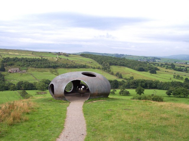 The Atom Panopticon at Wycoller car park © Raymond Knapman :: Geograph ...