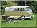 SO1053 : Table by the camper by Bill Nicholls
