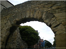 SK9772 : Roman Gate the Newport Arch - Lincoln by Tom Howard
