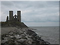 TR2269 : St Mary's Church, Reculver  by David Anstiss