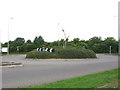 Roundabout near Cardiff Airport