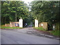 Gate entrance to Craufurdland Fishery