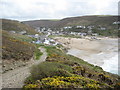 Approaching Porthtowan