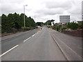 NS4928 : A76 heading north, out of Mauchline by Peter Bond