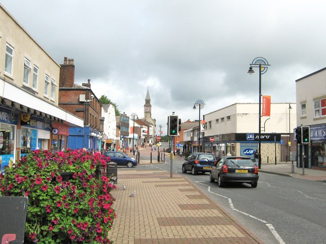 Market Street looking towards the Town Hall
