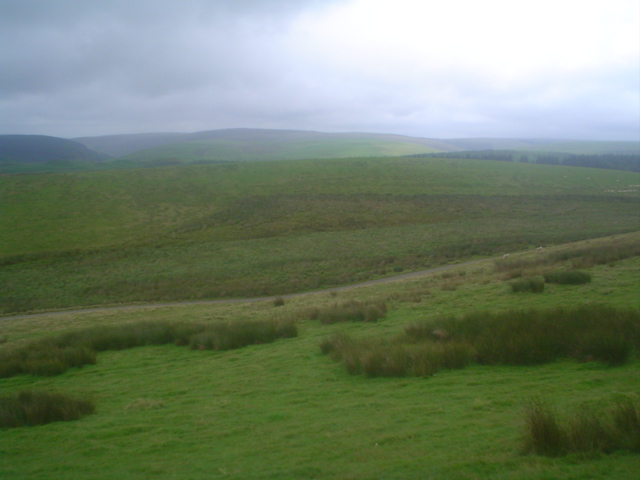 View southeast from the flank of Cerrig Cyffion
