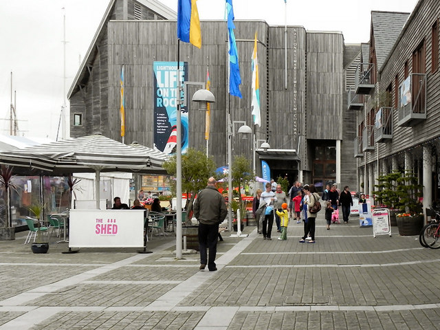 Events Square and the Maritime Museum