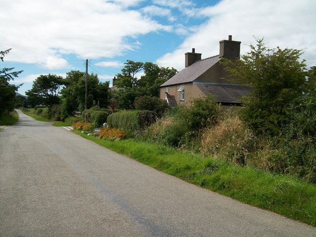 House at the Rhos-ddu crossroads