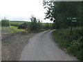 Saxon Shore Way leaves Reynolds Farm Lane