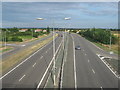 The A299 Thanet Way towards Ramsgate