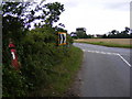 TM4162 : Grove Road & Crossroads George V  Postbox by Geographer