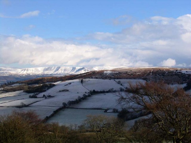 View of Mynydd Fforest from Llwydallt
