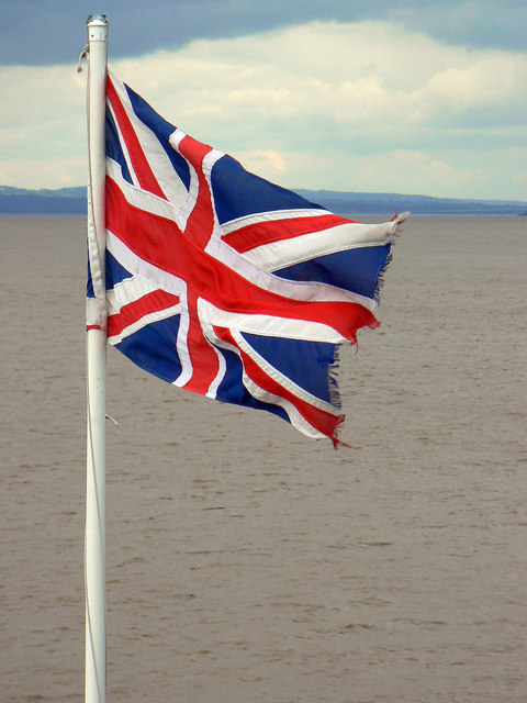 Union flag, Clevedon Pier © Brian Robert Marshall cc-by-sa/2.0 :: Geograph Britain and Ireland