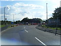 Knowsley Lane roundabout under repair