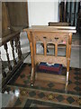 St Mary, Clopton- prayer desk