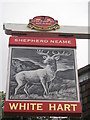 White Hart Pub Sign