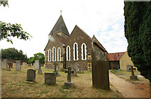 TQ4053 : St Peter, Limpsfield, Surrey by John Salmon