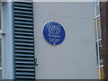 TQ2583 : Gilbert Bayes blue plaque by Oxyman