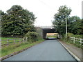 Minnetts Lane approaches M48 motorway bridge