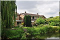 Houses with back garden on R. Nadder