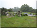 Ancient bridge at Bowithick ford.