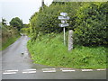 Boundary stone at the crossroads