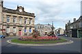 SE1422 : Floral display, Thornton Square, Brighouse by Humphrey Bolton