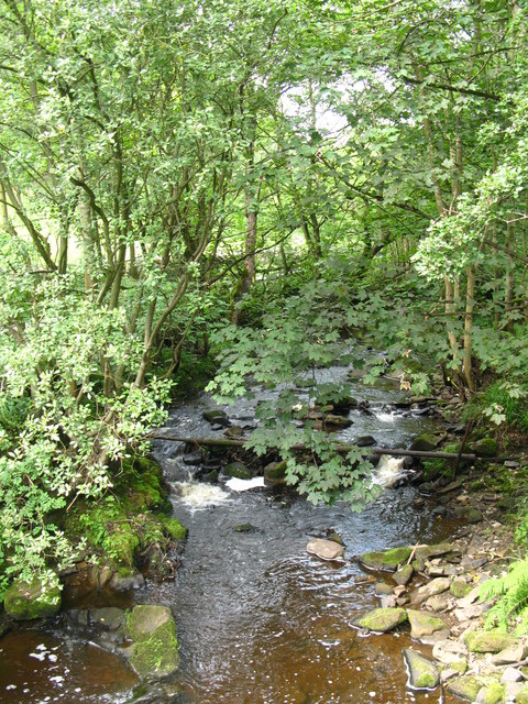 Haltwhistle Burn near the Old Brickworks © Mike Quinn cc-by-sa/2.0 ...